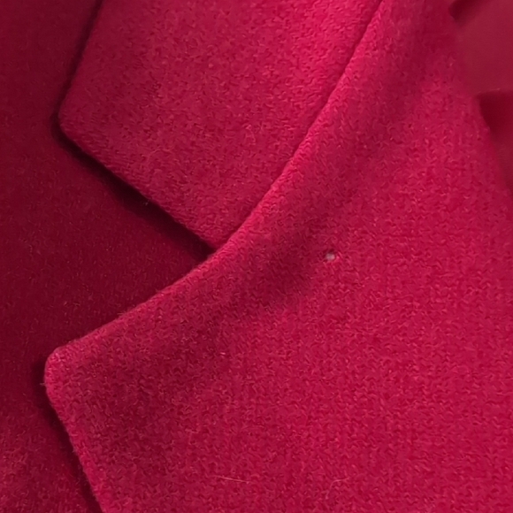 Pierre Dumas Red Blazer Structured Suit Jacket - Picture 7 of 7